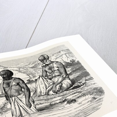 Brahmins Worshipping the Ganges, India by Anonymous