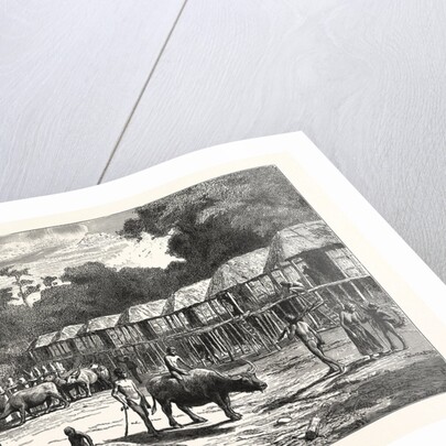 Scene in a Village in the Laos Country by Anonymous