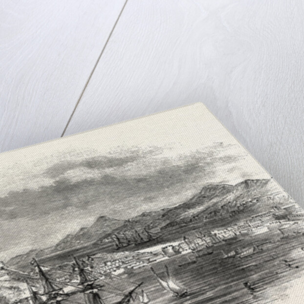 The Town and Harbour, of Ceuta, Morocco by Anonymous