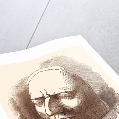 Posthumous Mask of Sir Isaac Newton by Anonymous