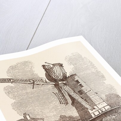 Rainsford Mill, Colchester, Struck by Lightning by Anonymous