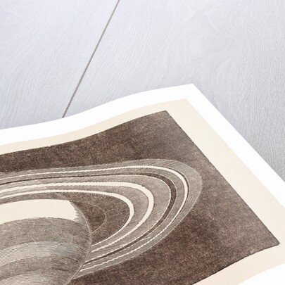 Planet Saturn As Seen in November, 1852, But Altered for a Non-Inverting Telescope by Anonymous