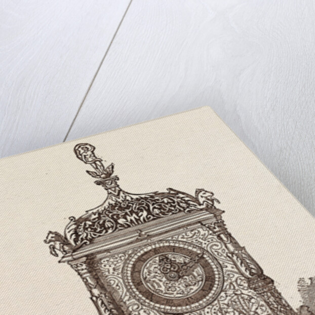 Curious Gilt Clock. Dial, Time by Anonymous