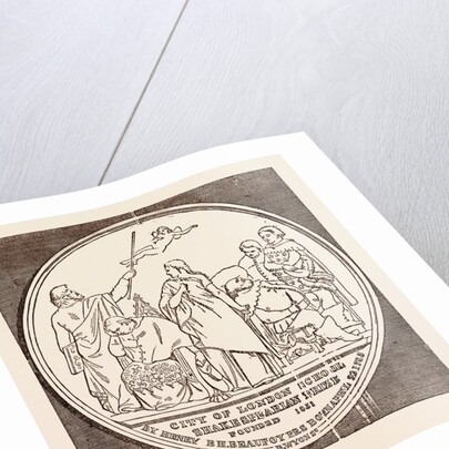 The Beaufoy Medal, in Commemoration of the Birth and Death of Shakespeare by Anonymous