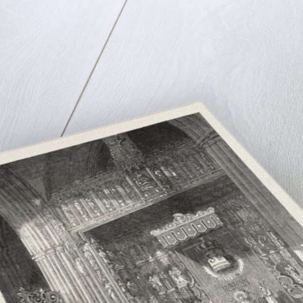 The Grand Altar of the Cathedral of Seville, Spain by Anonymous