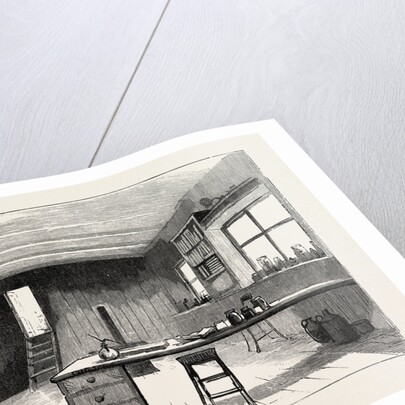 Granton Quarry, Near Edinburgh, Microscope Room and Library by Anonymous