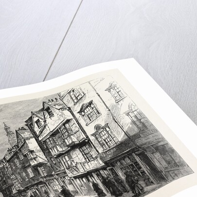 Old Houses in Wych Street, London, Demolished by Anonymous