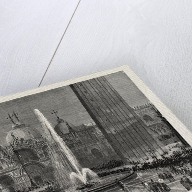 Inaugurating the New Water Supply of Venice in the Piazza San Marco, Italy by Anonymous