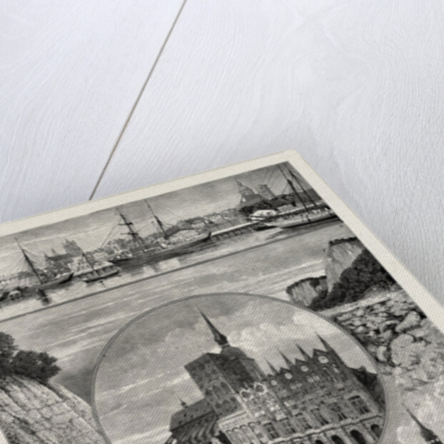 Stralsund from the Harbour. The Zerkluftete Wand, Rugen by Anonymous