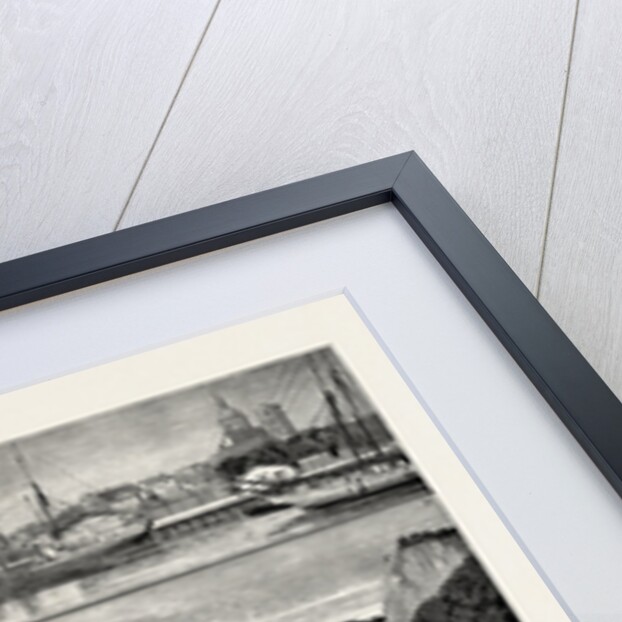 Stralsund from the Harbour. The Zerkluftete Wand, Rugen by Anonymous