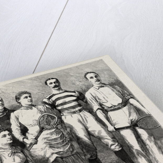 Some English Lawn Tennis Players by Anonymous