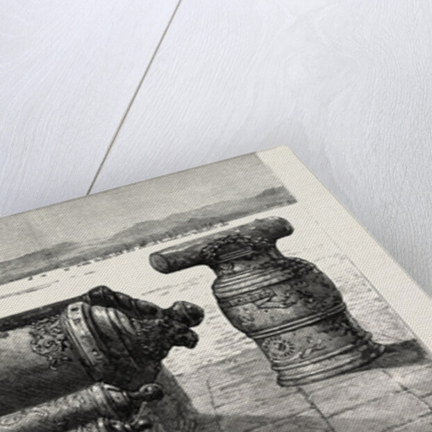 The Guns of H.M.S. Courageux at Gibraltar the Courageux Was Wrecked in 1796, and These Guns Have Lately Been Recovered by Divers by Anonymous