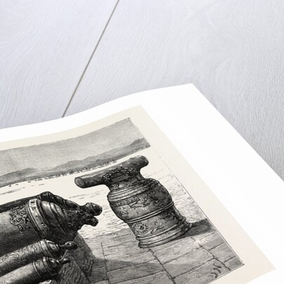 The Guns of H.M.S. Courageux at Gibraltar the Courageux Was Wrecked in 1796, and These Guns Have Lately Been Recovered by Divers by Anonymous