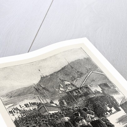 The Religious Service Before the Launch at Cullercoats Northumberland by Anonymous