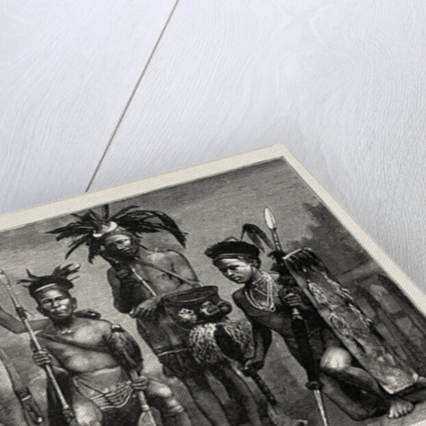 Group of Baupara Nagas, from the Eastern Frontier of India by Anonymous