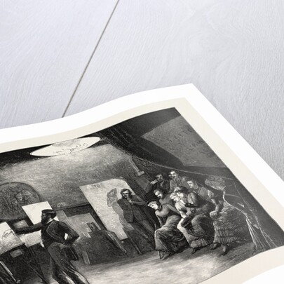An Associate of the Royal Academy Inspecting the Lambeth School of Art by Anonymous