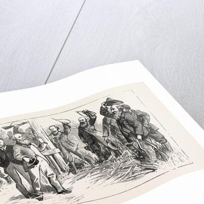 President Brand Hoisting the Free State Flag at Thabanchu Baralong Orange Free State South Africa Bedford by Anonymous