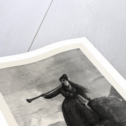 Lapponian Peasant Girl, European, Finland, Lapp by Anonymous