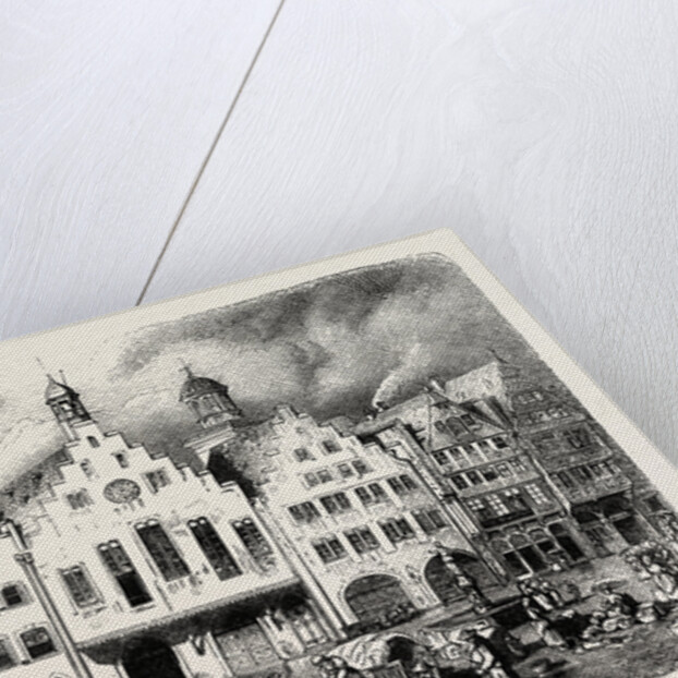 The Romer at Frankfort Germany by Anonymous