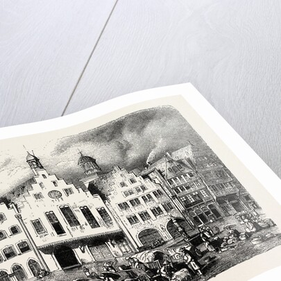 The Romer at Frankfort Germany by Anonymous