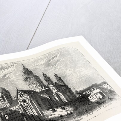 The Cathedral at Mayence Germany by Anonymous
