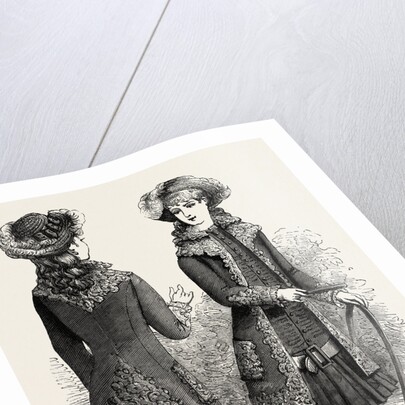 Costume for Girl of Ten Back and Front by Anonymous