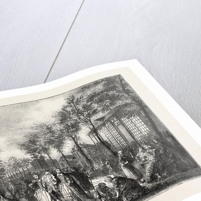 The Boulevards of Paris in the 18th Century, France by Anonymous