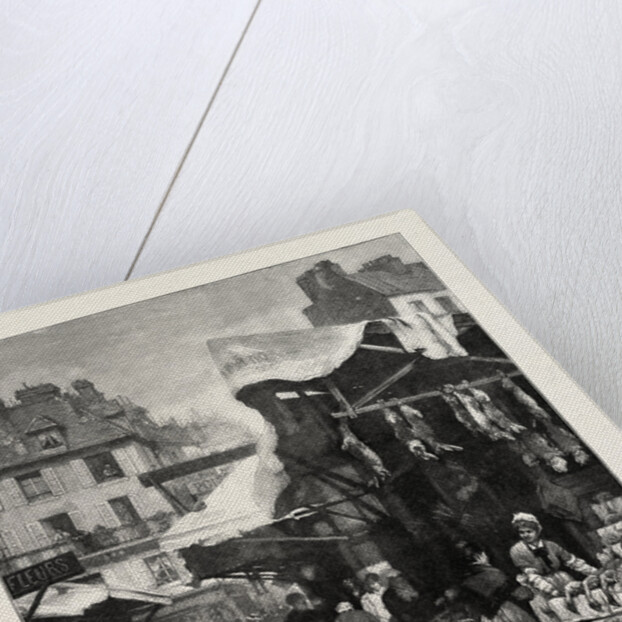 The Old Game and Poultry Market in Paris, Rance by Anonymous