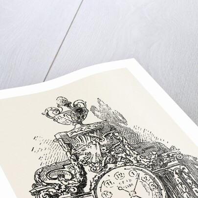 Clock in Ormolu, Furniture by Anonymous