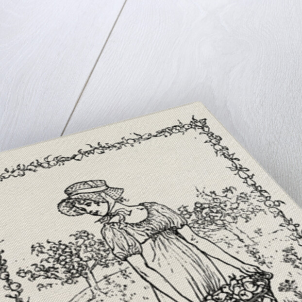 Autumn. From Kate Greenaway's Almanac by Anonymous