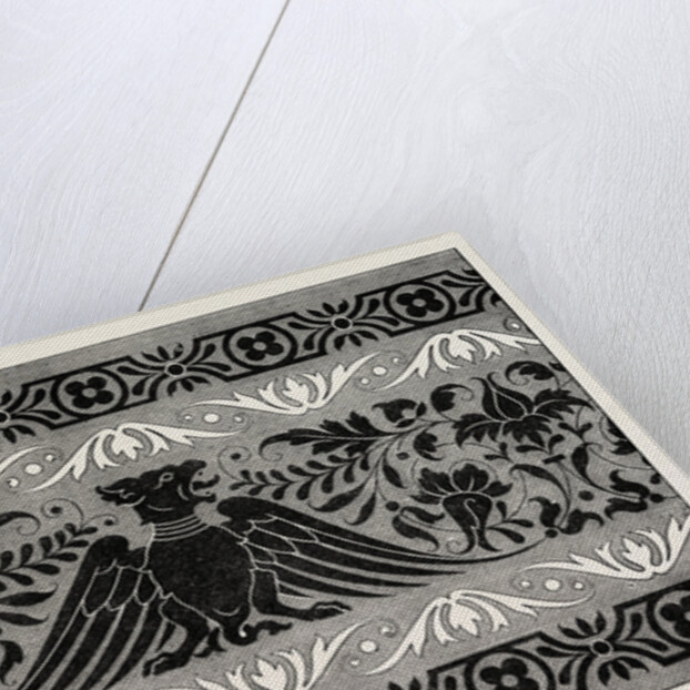 Border Satin-Stitch or Cross-Stitch Embroidery by Anonymous