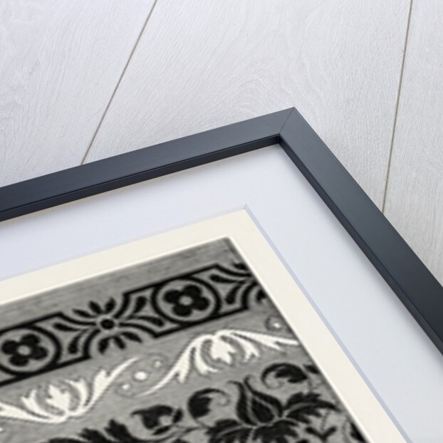 Border Satin-Stitch or Cross-Stitch Embroidery by Anonymous