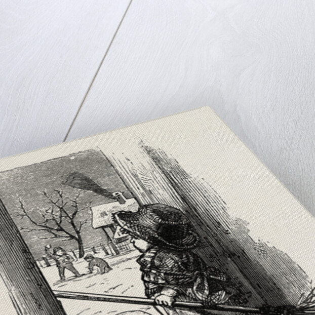 Cleaning the Doorstep, Child by Anonymous