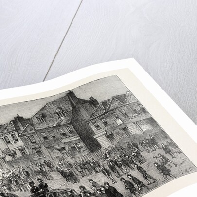 Arrival of the Procession at Chislehurst, UK, the Funeral of Prince Louis Napoleon by Anonymous