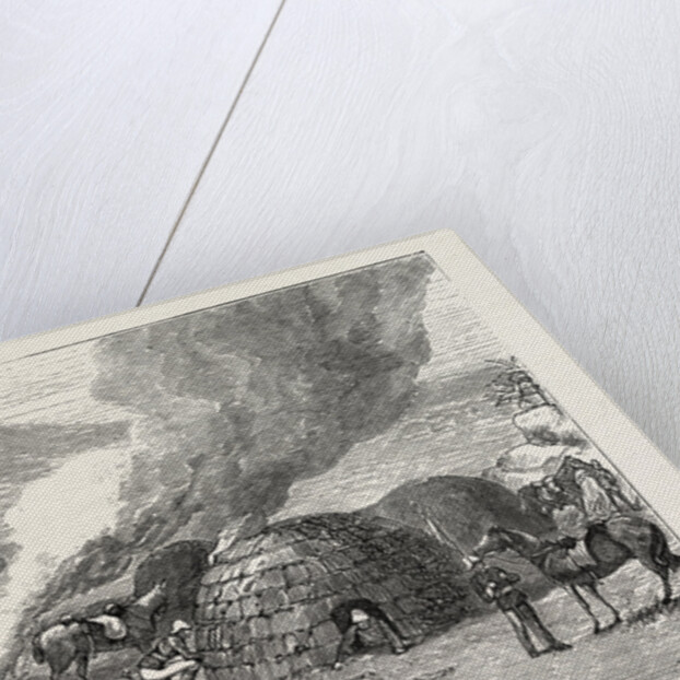 Lancers Burning Zulu Kraals, Upoko River, the Zulu War by Anonymous