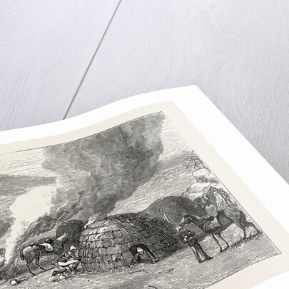 Lancers Burning Zulu Kraals, Upoko River, the Zulu War by Anonymous