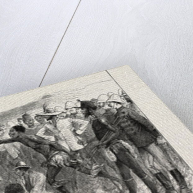 Throwing the Assegat, the Zulu War by Anonymous