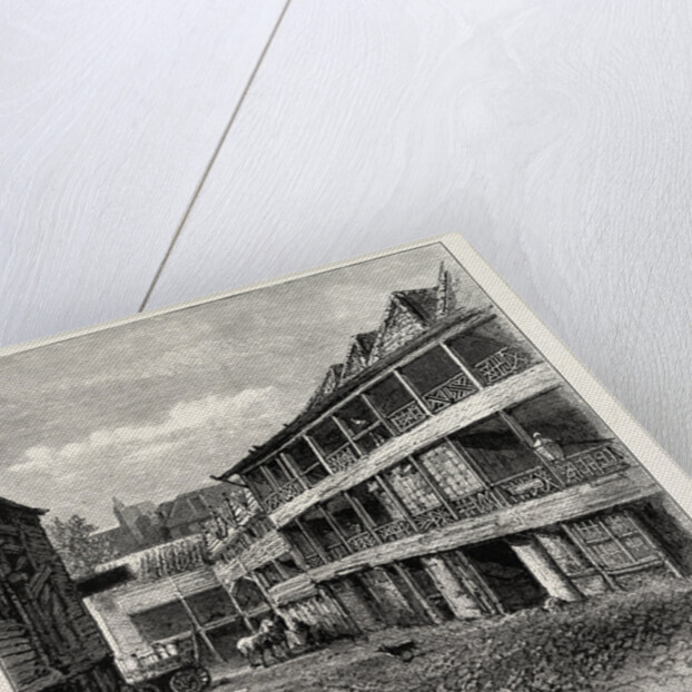 The Old King's Head in the Borough Now in Course of Partial Reconstruction, London by Anonymous