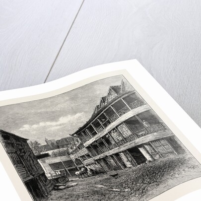 The Old King's Head in the Borough Now in Course of Partial Reconstruction, London by Anonymous