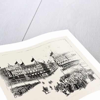 Unter Den Linden, the Death of the Late Emperor William, Germany by Anonymous