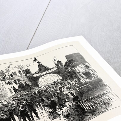 The Procession Entering the Village, Golden Wedding of Lord and Lady Cranbrook at Hemsted Park, Kent by Anonymous