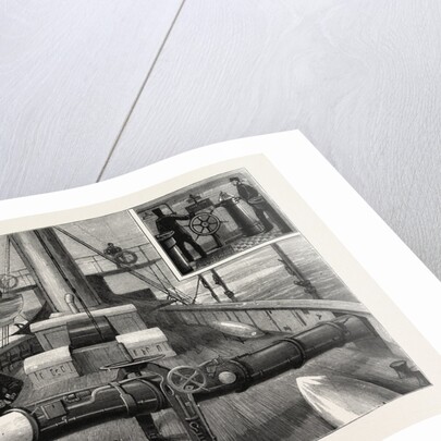 Torpedo Gun Boat, Loading a Torpedo Tube on the Upper Deck, Looking Forward by Anonymous