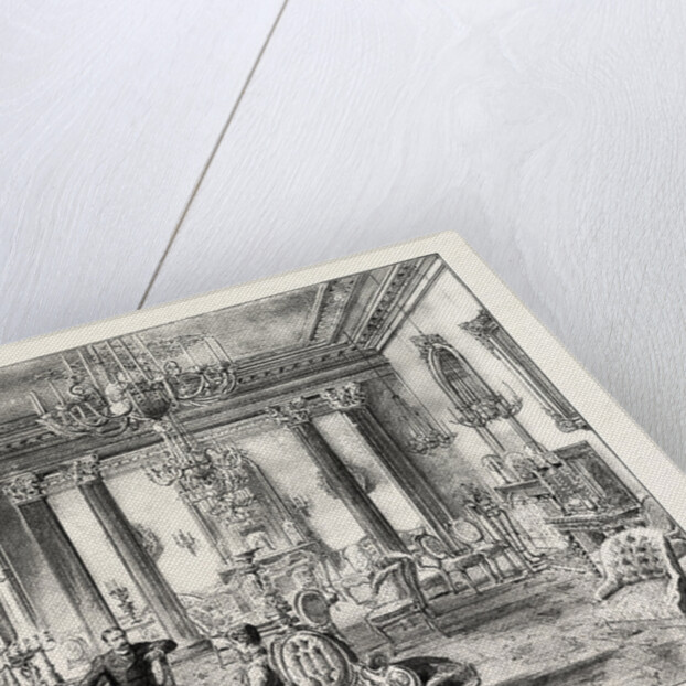Dublin Castle, Ireland, Drawing-Room in the Viceregal Lodge by Anonymous