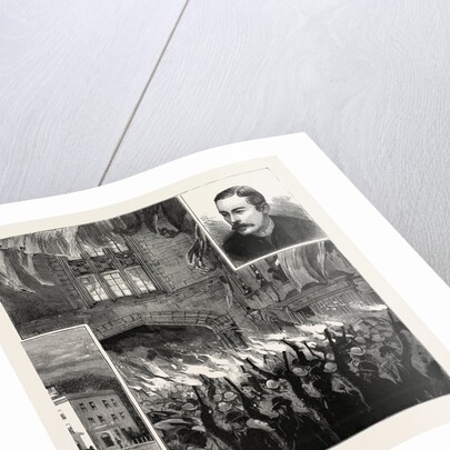Lord Salisbury at Carnarvon, North Wales, the Torchlight Procession Passing Under the Guildhall Archway by Anonymous
