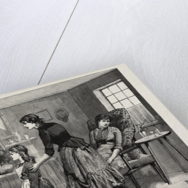A Royal District Visitor H.R.H. Princess Christian Visiting a Cottage at Windsor by Anonymous