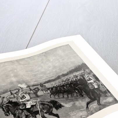 Review of the Garde Du Corps Before the Queen, the Empress Victoria, and the Royal Family Berlin Germany by Anonymous