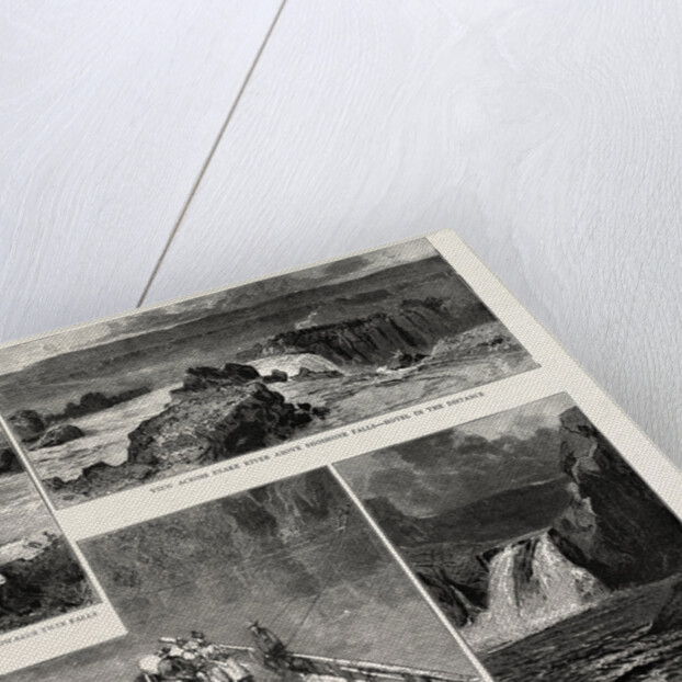 The Great Shoshone Falls, Idaho Territory, U.S.A., America, United States by Anonymous