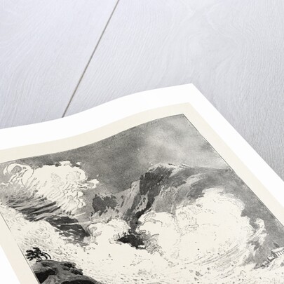 An Avalanche at Wassen, Valley of Reuss, Canton Uri, Switzerland by Anonymous