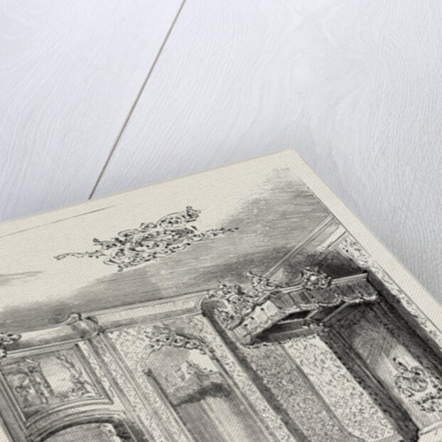 The Queen's Visit to Berlin Her Majesty's Bedroom. In the Palace, Charlottenburg Germany by Anonymous