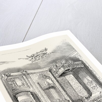 The Queen's Visit to Berlin Her Majesty's Bedroom. In the Palace, Charlottenburg Germany by Anonymous